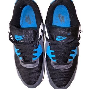 Nike Size 9.5 Black/blue Athletic Sneakers